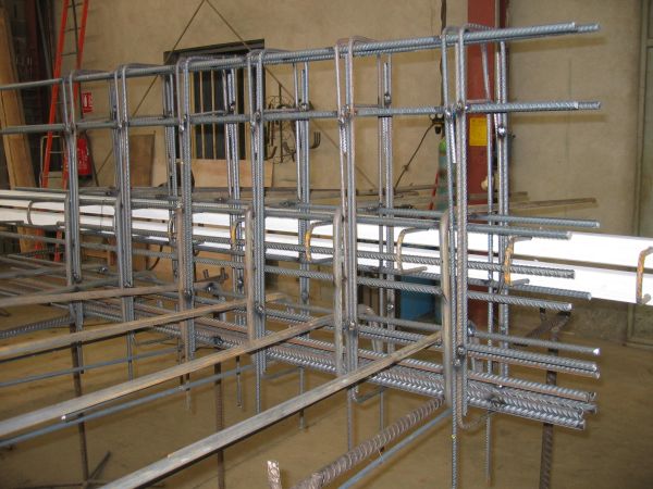 Armatures en acier façonnées dans l'atelier S.A. Pinon