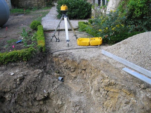 Travaux d’assainissement – piscine et assainissement, S.A. Pinon